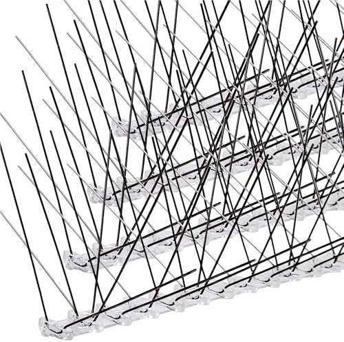 Taubenabwehr Spikes – (5-reihig, 50cm), ohne Bohren, vormontiert & flexibel zuschneidbar