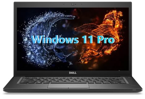 Dell Latitude 7490 Business Laptop, 14 FHD (1920x1080), Intel Core i5-8350U, 8GB RAM, 256GB SSD, US QWERTY Tastiera, Windows 11 Pro (Ricondizionato)