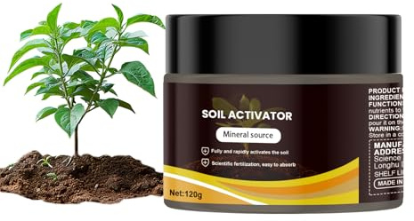 Mineralischer Bodenaktivator, Bodenaktivator Für Pflanzen, 120g Fördert Die Nährstoffaufnahme, Tasse De Filtration De Liquide D'Œuf De Cuisine,Für Pflanzen Rasen Garten