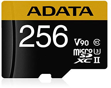 ADATA Premier One V90 Carte mémoire microSDXC 256 Go Noir