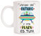 MardeTé Taza Opositor. Vengo del Futuro y una Plaza es Tuya. Taza de oposiciones para Regalo al Estudiante
