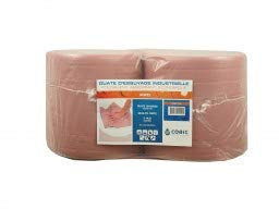 A.K TRADING ESSUYAGE PAPIER BOBINE CHAMOIS T.1000 GAUFREE - LOT DE 2 bobines - 040314