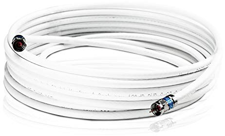 Cavo coassiale SAT coassiale Venton XYZm RG6Q CCS 120 dB max. DCSk - Cavo coassiale per antenna a 4 schermature, per DVB-S / S2 DVB-C e DVB-T / T2 / UKW BK TV 20 m