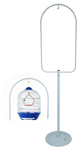 BPS Pie de Gancho para Colgar la Jaula Soporte para Jaula de Pájaros Loro 3 Modelos Elegir (Cerrado: 152x34 cm) BPS-1253