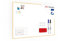ALLboards Whiteboard mit Holzrahmen 150x100cm Magnettafel Weiß Magnetisch, Trocken Abwischbar