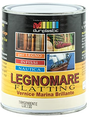 Durilux Flatting Vernice Sintetica Lucida per Legno (Litri 0,375)