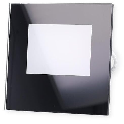 Brumberg LED Doseneinbau-Leuchte WALL KIT68 mit Abdeckung, IP20, eckig, 7.8x7.8cm, 230V, 1.5W 3000K 35lm, CRi >90, Schwarz