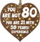 80th Birthday Gift For Women Men Wooden Heart Plaque, Dark Wood Sign Keepsake, Happy Birthday Mum, Grandma, Dad, Husband, Wife, Uncle, Mum Gifts From Son, Nan, Grandad Birthday Present