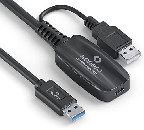Sonero estensione attiva USB 3.2 Gen1x1 - A/C - nero - 10,00 m