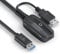 Sonero USB 3.2 Aktive Verlängerung - 10,00m - Schwarz - USB-A auf USB-C - 5GB/s - Drucker, Webcams, VR-Geräte, Festplatten, Maus, Gamepad, Konsolen