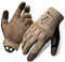 Zune Lotoo Paintball Handschuhe, Atmungsaktive und Verschleißfeste Airsoft Handschuhe mit 3-Finger-Touchscreen, TPR-Aufprallschutz Stoßdämpfende Taktische Gloves mit für Klettern Paintball (XL)