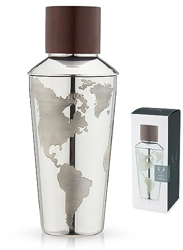 Viski Globe Shaker Mixing, Set of 1, Silver