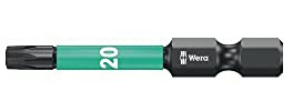 Bit IMPAKTOR DC T20 L.50mm 1/4 Zoll E6,3 Impaktor,DC Box m.5 Bits WERA