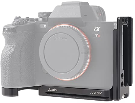 Hersmay A7RV L Bracket Plate, Horizontal Vertical Arca Swiss Quick Release L Plate for Sony Alpha 7R V Full-Frame Mirrorless Camera Accessories For DJI Ronin SC SC2 RS2 RS3 PRO RSC RSC2 Gimbal