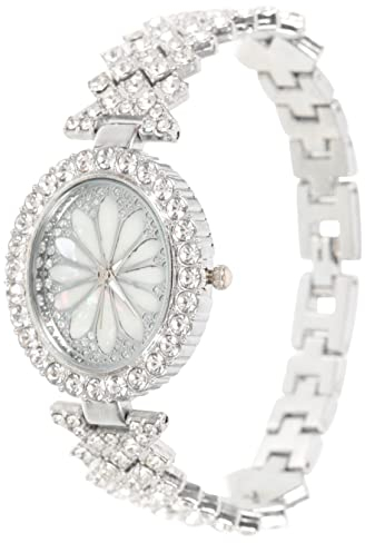 UKCOCO Uhr Damenuhren Strass Uhren Für Damen Mädchen Uhren Mädchen Glitzer Uhr Mädchen Armbanduhr Damenuhr Zarte Armbanduhr Mädchen Uhr Elegante Damenuhr Quarz Armband