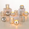 Romadedi Kerzenständer Glas Teelichthalter Tischdeko - 12er Set Silber Kerzenhalter Quecksilber Teelichter Votivkerzen für Hochzeit Tisch Wohnzimmer Weihnachten Deko Adventskranz