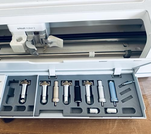 Toolorganizer, Aufbewahrung, Ordnungssystem für Cricut Maker und Cricut Maker 3 (Set, grau)