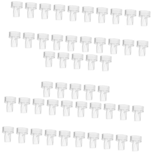 TOYANDONA 50 Stück Zubehör für Milchpumpen Silikon-Milchpumpenteile Ersatzzubehör für die Handmilchpumpen Zubehör Zubehör manuelle Rückschlagventile saugen