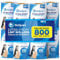 PetLovers Extra Sticky Lint Roller 8 Pack of Refills Only - No Handle Included - 100 Sheets Per Refill 800 Sheets Total