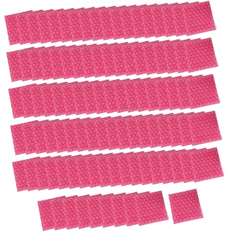 KiBcsLic 100 Stück Liebes Luftpolstertaschen, Luftpolstertaschen, Taschen, Liebes Luftpolstertaschen, Polstertaschen für Den Umzug, Rose Rot, S