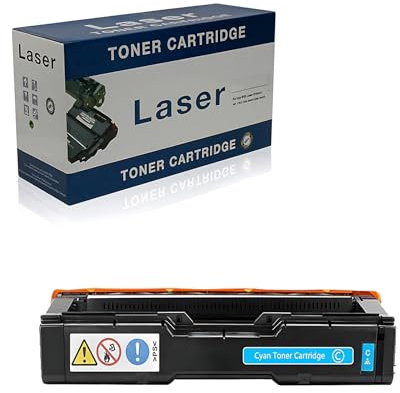 Ineecink Kompatible Tonerkartusche Als Ersatz Für Ricoh SPC250 407543 407544 407545 407546 Zur Verwendung Mit Ricoh Aficio SP C250DN C250SF C260DNW C260SFNW C261DNW C261SFNW Drucker,Cyan