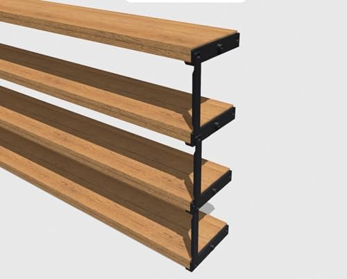 Generisch Sichtschutz System Mechanismus verstellbare Bretter Latten Lamellen Jalosuie Sytsem neigbar Zaun