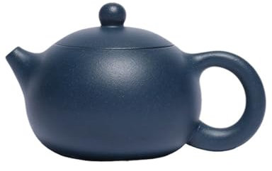 LHSJYG Theiere Théières en Argile Violette Faites à la Main Théière à infuseur en Forme de Boule Bleue Bouilloire de beauté Ensemble de thé