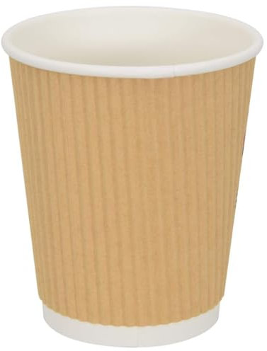 vidaXL Tasses à café en papier 500 pcs 8oz 200ml marron, gobelet en papier, gobelet à café jetable, gobelet en papier jetable, gobelet jetable