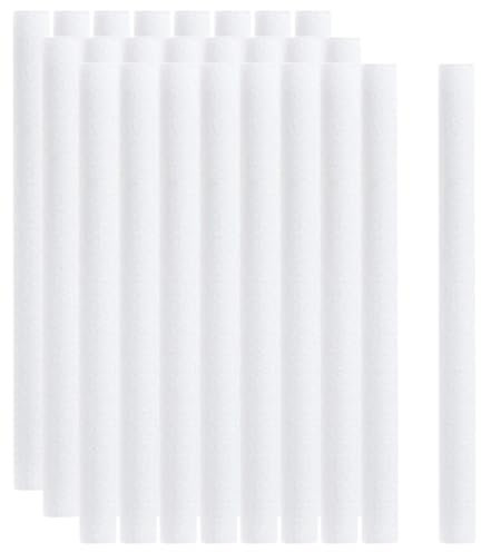 NOPKESV 25 Stück Luftbefeuchter-Sticks Aroma Diffusor Nachfüllstäbchen Baumwollfilter Filter Ersatzdochte Kit für Luftbefeuchter Aroma Diffusor im Büro und Schlafzimmer