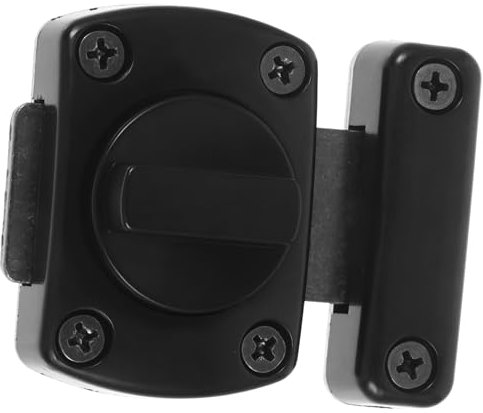 ARTIBETTER Schieberiegel Für Tür - Badezimmertürschloss Französischer Türriegel Schwarzer Torgriff Riegelschloss Türschlossriegel