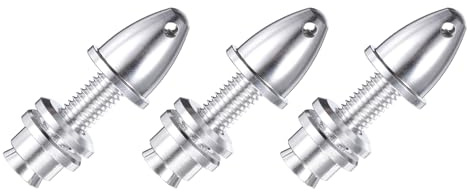 QUARKZMAN RC Flugzeug Flugzeug Spinner, 5mm Bohrung und 8mm Ausgangswelle Propeller Adapter Saver für Welle Brushless Motor Drehzahlregler, Packung mit 3