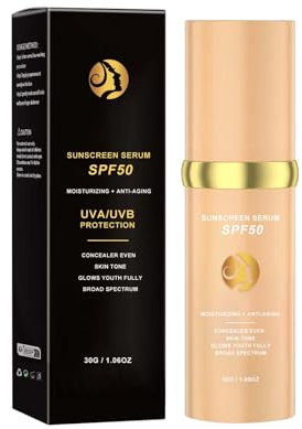 4 in 1 Farbwechselnde Foundation, Foundation Color Changing für Reife Haut verbirgt Falten und Linien, SF50+, Feuchtigkeitsspendende Flüssig Concealer Foundation (4 in 1, 1Pc)