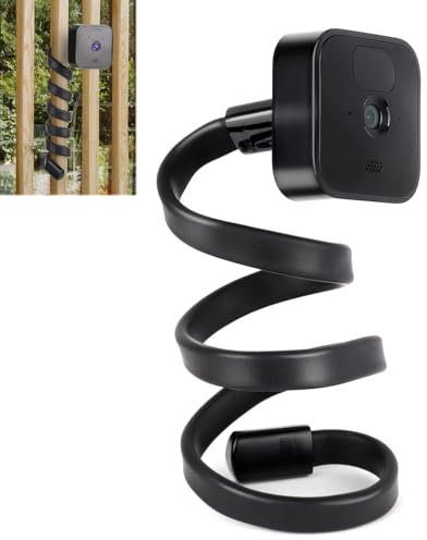 Tonton Flexible Twist Mount for Blink Outdoor 4 (4th Gen) / (3rd Gen), Blink Mini, Blink XT, XT2, 20.5in Gooseneck Blink Camera Mount, No-Drill, Tool-Free Adjustable Camera Holder (1 Pack, Black)