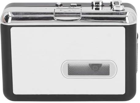 Jectse USB Cassette Player, Portable Cassette to MP3 Converter, Clear Sound Tape Player, for Home Travel Outdoor