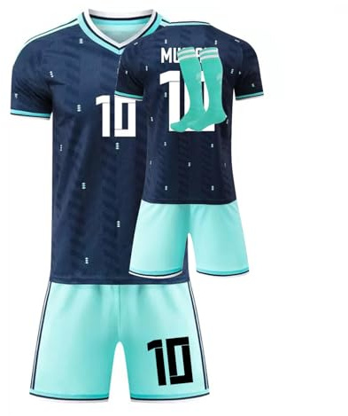 Fussball Trikots Kinder und Erwachsene 2026 WM Deutschland Fußball Trikot, Heim Auswärts Fussball Trikots, Fussballtrikot Jungen Herren Football T-shirt, Short und Socken Set