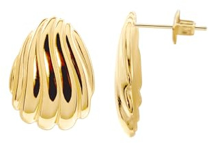 Heideman Ohrringe Damen Nola Muschel Edelstahl Ohrstecker | Maritimes Design für Strand und Alltag, hautfreundliche Geschenkidee für Frauen zum Geburtstag oder als Mitbringsel.