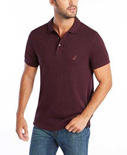Nautica Herren Classic Fit Short Sleeve Solid Soft Cotton Polo Shirt Poloshirt