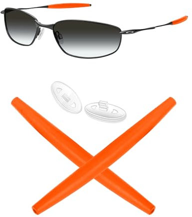 Mryok Ersatz Earsocks Nasenstück für Oakley Whisker Sonnenbrille - Orange