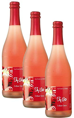 Palio - Erdbeer 3x 0,75l - Fruchtiger Erdbeer Perlwein - Prämiert aus Deutschland