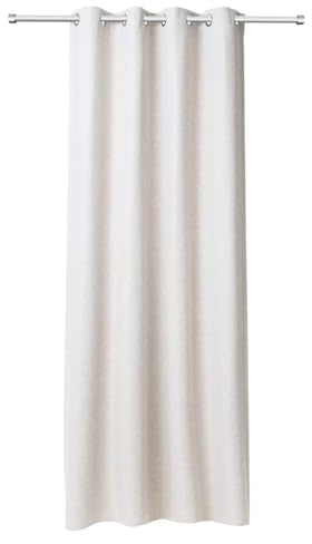 Rollmayer Vorhang 1er mit Ösen MELO C2 Milchkaffee140x215 | Fenstervorhang, Blickdicht Gardinen für Schlafzimmer, Kinderzimmer, Wohnzimmer, Fensterdekoration, Hochwertiger Vorhang