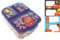 Theonoi Fiambrera para niños, sandwichera, fiambrera para niños, fiambrera con compartimentos, sin BPA, con pegatina para el nombre (Cars)
