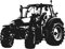 Traktor 4 -KFZ-Aufkleber, 270 mm x 210 mm, silber