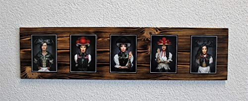 JOKA International - Black Forest Schwarzwaldbilder auf Holz „Jonas“ 80 x 20 x 1.5 cm Design trifft Geschichte, eine perfekte Kombination aus modern und rustikal. (Originale von Sebastian Wehrle)