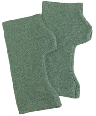 Prettystern reine Kaschmir Cashmere Pulswärmer Hand-Stulpen handgelenk-wärmer Damen Fingerlose wrist warmers Handschuhe Türkis-grün