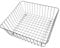 Reginox Modern Grey Wire Mesh Rectangle Metal Basket Accessory Stainless Steel
