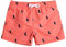 MaaMgic Kleine Jungen Badeshorts Schnelltrocknend Boardshorts mit Mesh-Futter Taschen und Verstellbarem Tunnelzug MEHRWEG, Dinosaurier Orange, 3 Jahre