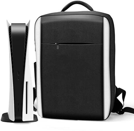 Bolsa de Almacenamiento Compatible con PS5, Funda de Transporte, Funda de Viaje, Compatible con Playstation 5/PS5, Bolsa de Consola portátil, Mochila de Negocios a Prueba de Golpes (3)
