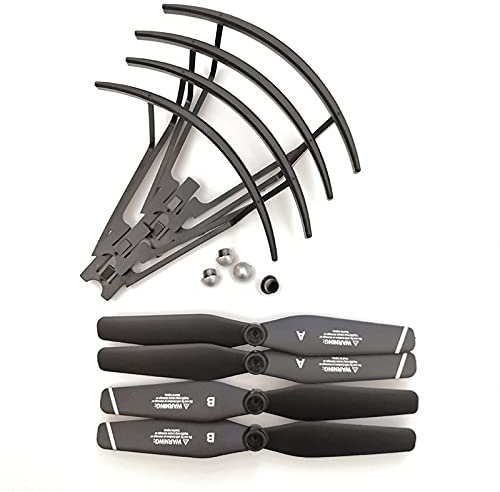 KEYESMINER Drohnen-Zubehör für S167 GPS S166 RC Drohne: Schutzabdeckung, Propeller Schutzrahmen, Propellerschutz - Schwarz