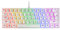 Mars Gaming MK60 Bianco, Tastiera Gaming Meccanica FRGB, Antighosting, Switch Meccanico Rosso, Lingua US