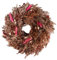 matches21 Hübscher Türkranz Feldblumen Blumenkranz Wandkranz Tischkranz Trockenblumen Natur rosa 1 STK Ø 30 cm